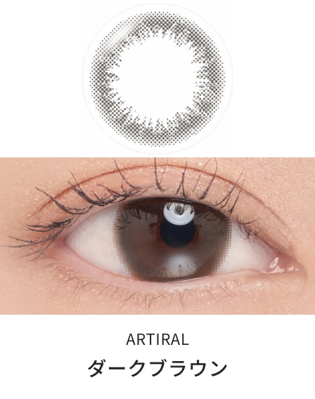アーティラル UV＆モイスト 2week [ダークブラウン][6枚入] ARTIRAL UVM 2WEEK ART95082