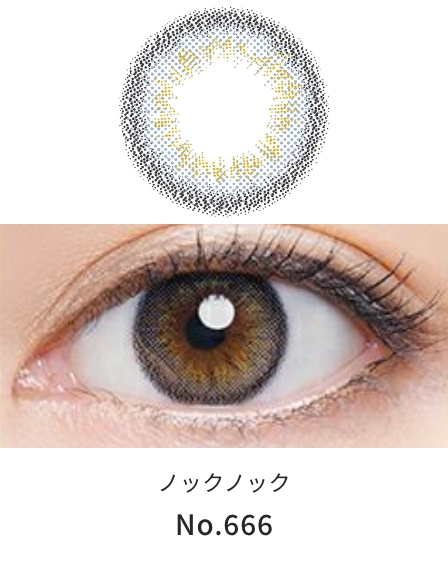 ノックノック 1ヶ月用 No.666[度あり・度なし][2枚入] KK56914