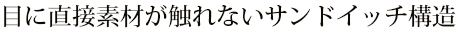 サンドイッチ構造