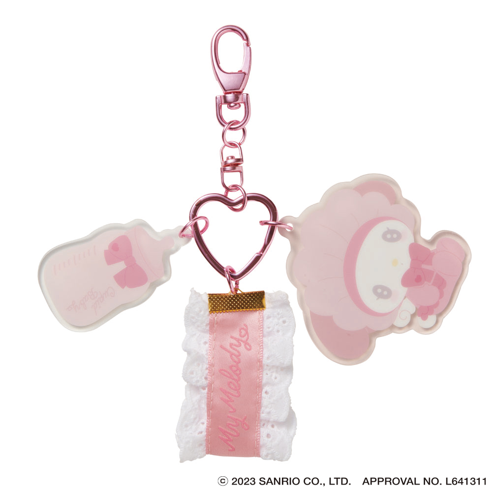 マイメロディ＆クロミ Cupid Baby キーチャーム＜マイメロディ 