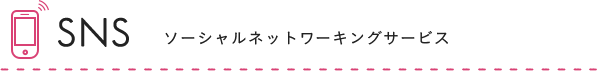 SNS ソーシャルネットワーキングサービス